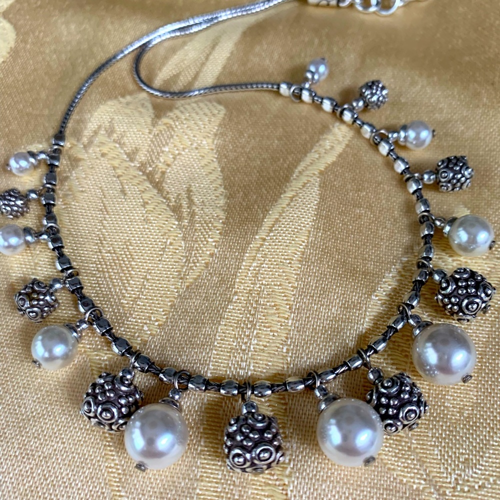 Brighton silver charm necklace